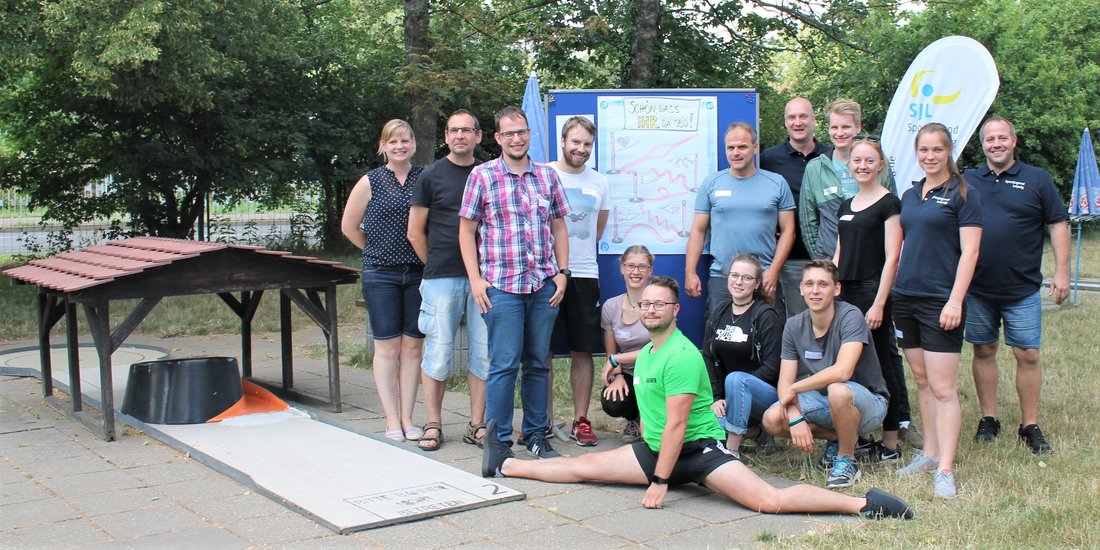 Besuch beim 1. Bahnengolfclub Leipzig